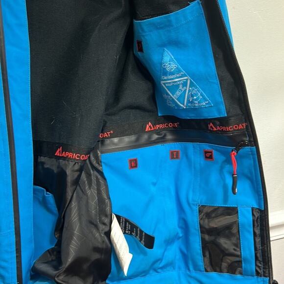 Apricoat Blue Travel Coat | Multiple Hidden & Zip Pockets S - Picture 6 of 9